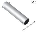 Achse fur Stutzrad 60 mm x10 Stuck
