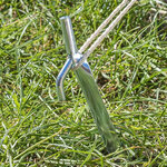 Zelthering 25cm Metall mit Haken x10 stuck
