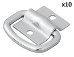 Zweiteiliges Zurrose 42 x 36 mm x10 Stuck