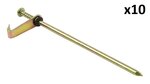 Felshering 21cm Metall mit Haken x10 stuck