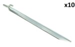Zelthering 30cm Metall mit Haken x10 stuck