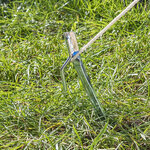 Zelthering 30cm Metall mit Haken x10 stuck