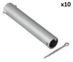 Achse fur Stutzrad 48 mm x10 Stuck