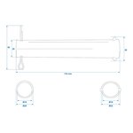 Achse fur Stutzrad 48 mm x10 Stuck