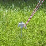 Zelthering 20 cm Metall verschraubbar mit Kunststoffhaken x10 Stuck