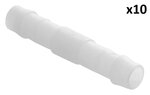 Schlauchtulle gerade 10 mm x10 Stuck