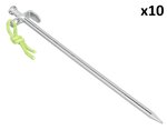 Bodenanker 30 cm aus verzinktem Stahl mit L-Haken Heavy Duty x10 Stuck