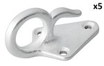 Seilhaken aus Metall mit Ose 70 x 40 mm x5 Stuck