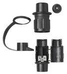 3-poliger Stecker aus PVC
