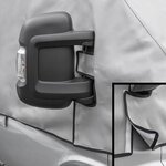 Fensterabdeckung grau fur Fiat Ducato X250 von 06-2006 bis 2014
