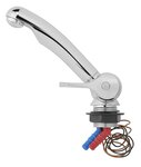 Mischbatterie Keramik Style 12V Durchmesser 33 mm Chrom x5 Stuck