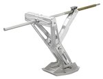 Caravan-Stutzecke 1000 kg 605 x 280 mm H: 470 mm inkl. Stabilisierungsfuß und verlangertem Ausdrehmechanismus