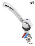 Keramikmischarmatur Samba Durchmesser 33 mm Chrom x5 Stuck