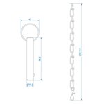 Sicherungsstift mit Kette
