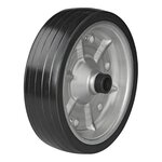 Stutzradreifen mit großer Metallfelge und Gummireifen 220 x 65 mm, 500 kg