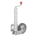 Stutzrad 60 mm Metallfelge mit Gummireifen 200 x 50 mm klappbar