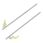 Felsbodenhering 40 cm aus verzinktem Stahl mit P-Haken Heavy Duty – Set mit 6 Stuck