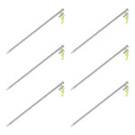Felsbodenhering 40 cm aus verzinktem Stahl mit P-Haken Heavy Duty – Set mit 6 Stuck
