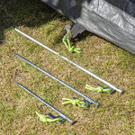 Felsbodenhering 40 cm aus verzinktem Stahl mit P-Haken Heavy Duty – Set mit 6 Stuck