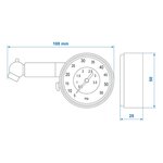Reifendruckmesser 3,8 Bar