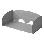 3-teiliges faltbares Kochwindschutz aus Stahl mit Bodenplatte 63 x 30,5 x 25 cm