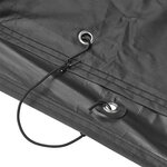 Schwarze Schutzabdeckung fur 1 Fahrrad