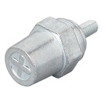 Schraubbare Batteriepole-Set (+) und (-) aus Zink M6