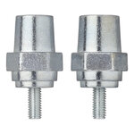 Schraubbare Batteriepole-Set (+) und (-) aus Zink M6