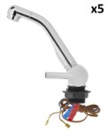 Mischbatterie Trend A Auslauf Style 3000 12V Durchmesser 33 mm Chrom x5 Stuck