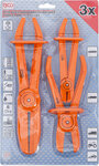 Schlauch-Abklemmzangen-Satz 155-255 mm 3-tlg