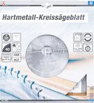 Hartmetall-Kreissageblatt Ø 254 x 30 x 3,2 mm 40 Zahne