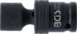 Kraft-Kugelgelenk-Einsatz Antrieb Innenvierkant 12,5 mm (1/2) SW 17 mm