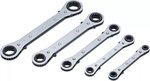 Ratschen-Ringschlussel-Satz, gerade, umschaltbar SW 6 x 8 - 19 x 22 mm 5-tlg