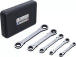 Ratschen-Ringschlussel-Satz, gerade, umschaltbar SW 6 x 8 - 19 x 22 mm 5-tlg