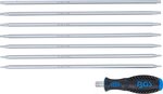 Schraubendreher-Satz mit Wechselklingen T-Profil (für Torx) / TS-Profil (für Torx Plus) 8-tlg