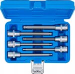 Bit-Einsatz-Satz Antrieb Innenvierkant (1/2) Innensechskant mit Kugelkopf 5 - 12 mm 6-tlg