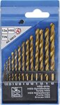 HSS-Spiralbohrer-Satz titan-nitriert 1,5 - 6,5 mm 13-tlg