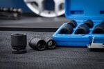 Kraft-Steckschlussel-Einsatz-Satz Sechskant Antrieb Innenvierkant (1/2) SW 10 - 24 mm 10-tlg