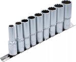9-teiliges Deep Socket Set, 12-teilig, 1/2