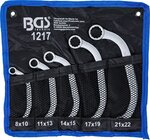 Starter- und Blockschlussel-Satz 8 x 10 - 21 x 22 mm 5-tlg