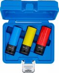 Kraft-Schoneinsatz-Satz Antrieb innenvierkant (1/2) SW 17 / 19 / 21 mm 3-tlg