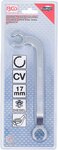 Doppel-Ringschlussel offen fur Diesel-Einspritzleitungen SW 17 mm