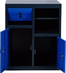 Unterschrank mit Rollenhalter und Abfallmodul