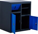Unterschrank mit Rollenhalter und Abfallmodul