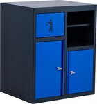 Unterschrank mit Rollenhalter und Abfallmodul