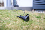 Gummiverlangerungskabel IP44 25 m schwarz H05RR-F 3G1,5