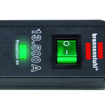 Steckdosenleiste mit Uberspannungsschutz 6-fach anthrazit 1,5 m 13.500A H05VV-F 3G1,5 Blister