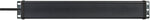 Steckdosenleiste 8-fach schwarz/hellgrau 3 m H05VV-F 3G1,5 19-Format