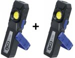 COB-LED-Werkstattleuchte mit Magnet und Haken klappbar x2 stuks