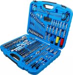 Steckschlüssel-Satz Gear Lock Antrieb 6,3 mm (1/4) / 10 mm (3/8) / 12,5 mm (1/2) 218-tlg